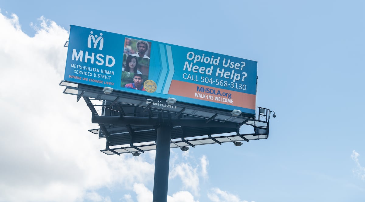 opioid addiction billboard
